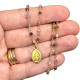 Collana rosario Miracolosa tormaline