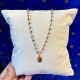 Miraculous rosary necklace