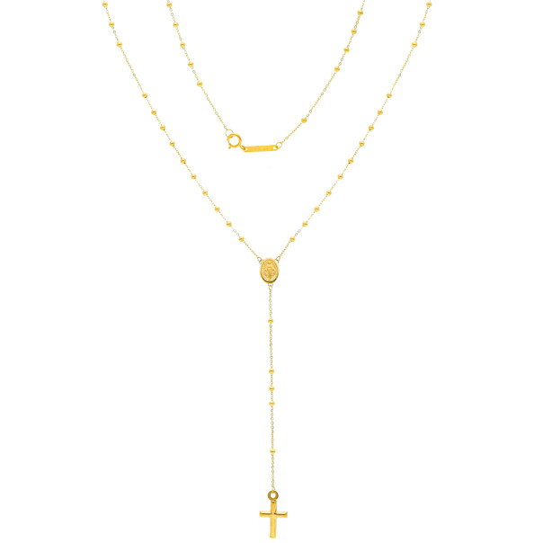Rosario da collo micro oro 18 Kt