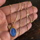 925 silver necklace with blessed enameled miraculous medal