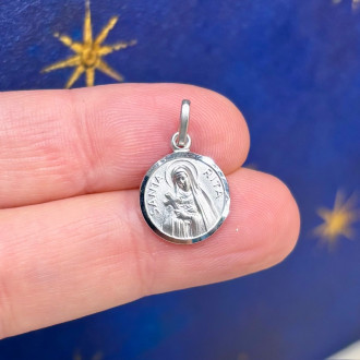 Medaglia Santa Rita in argento