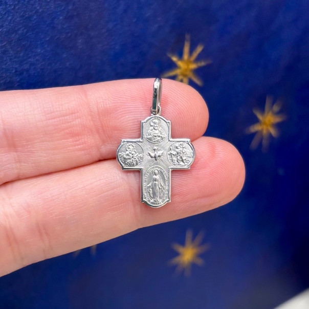 Silver Scapular Cross