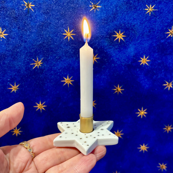 Star candle holder