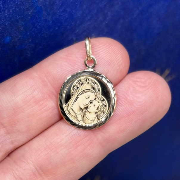 Madonna of Good Rest 18 kt gold