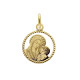 Madonna and Child medal in 18-karat gold, diameter 15 mm.