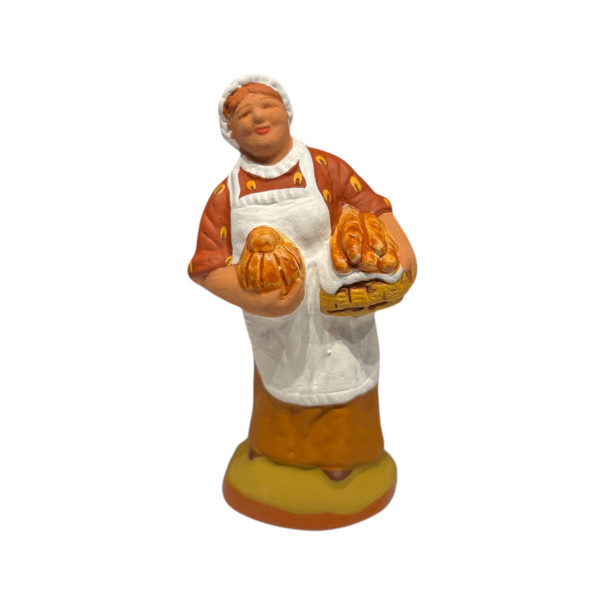 Woman with Santons cradle 6 cm