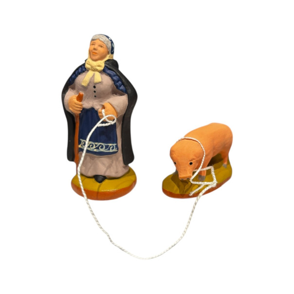 Provençal woman with Santons aioli 6 cm