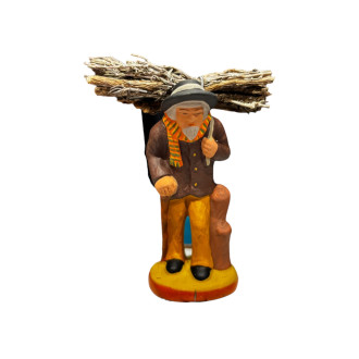 Shepherd with Santons pig 6 cm