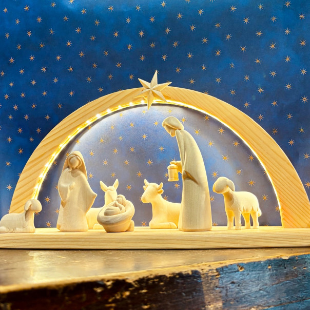 Leonardo Nativity Scene set with LED...