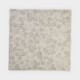Foulard con stampa mille medaglie miracolose beige