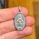 Miraculous Medal minted in 925 silver