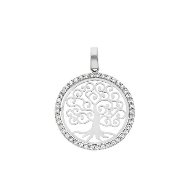 Tree of life Klimt 18 kt gold and...