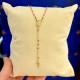 Pink lux neck rosary