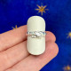 Saint Rita ring in 925 silver.