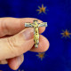 Silver crucifix ring
