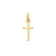 Solid smooth gold cross
