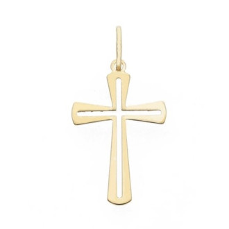 18K Gold Cross Large Intaglio