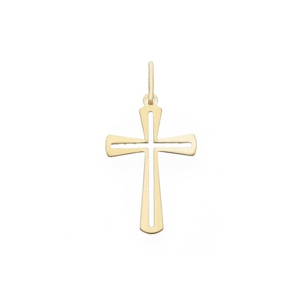 18K Gold Cross Large Intaglio