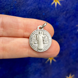 Saint Benedict medal with...