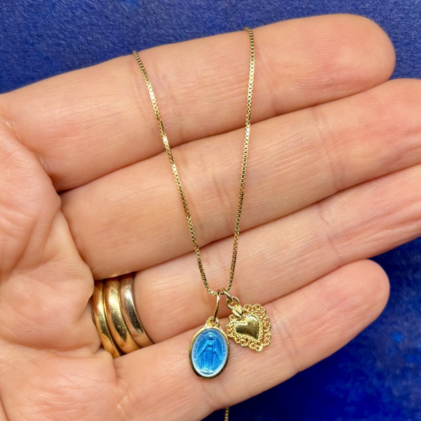 1830 gilded silver necklace