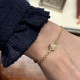 Scapular Bracelet in gold-plated silver