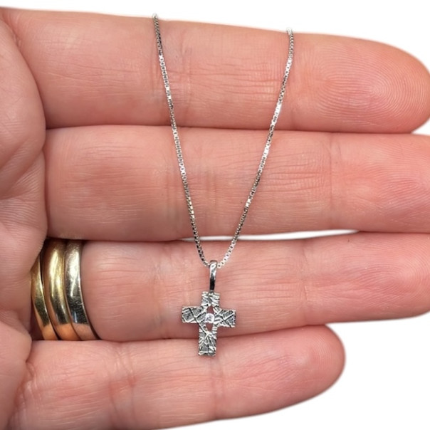 Croce La crepa e la Luce argento