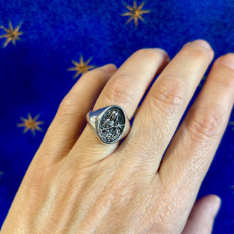 Saint Rita signet ring 2
