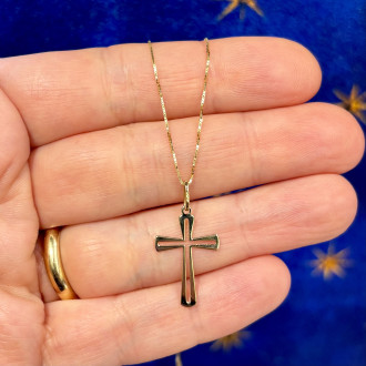 18K Gold Cross Large Intaglio 2