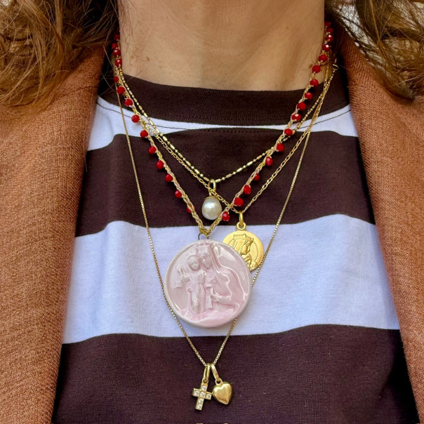 Madonna del Carmelo Puglia pink