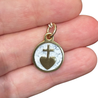 Sacro cuore ciondolo tondo... 2