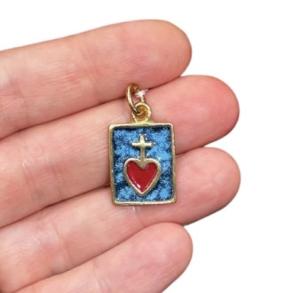 Sacro cuore pendente placca...