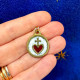 Medaglia Sacro cuore smaltato medio