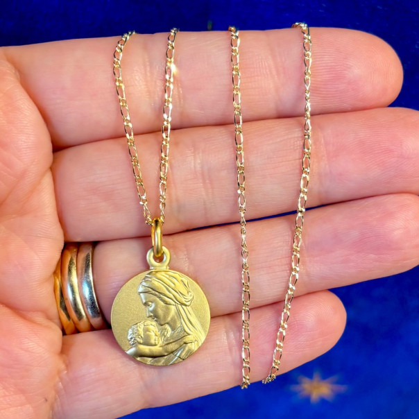 Collana Madonna Virgo Ave Maria