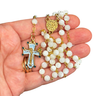 Mother of pearl rosary in... 2