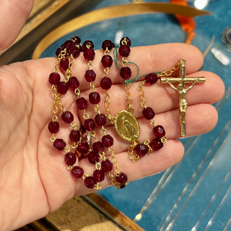 Neck rosary in gilded... 2